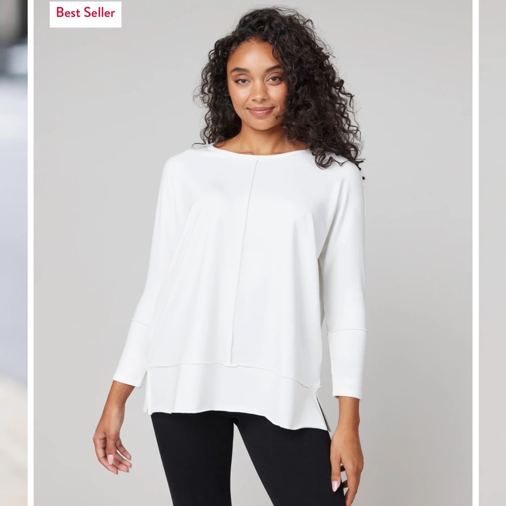 Oversized SPANX white top